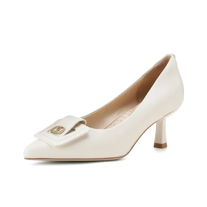 GOLDLION High Heels Women's Black/Beige-7