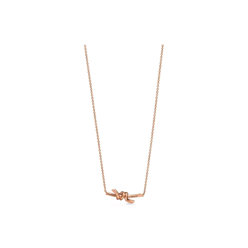 TIFFANY & CO. 18K Rose Gold Necklaces Women's Rose Gold-0