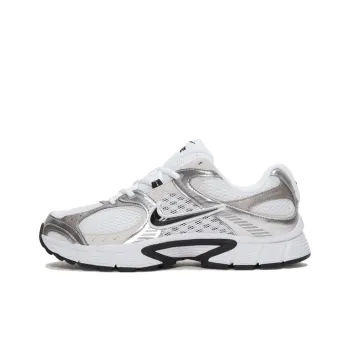 Nike V5 RNR Anti Slip Wear Resistant Low Top Running Shoes Men's White Silver