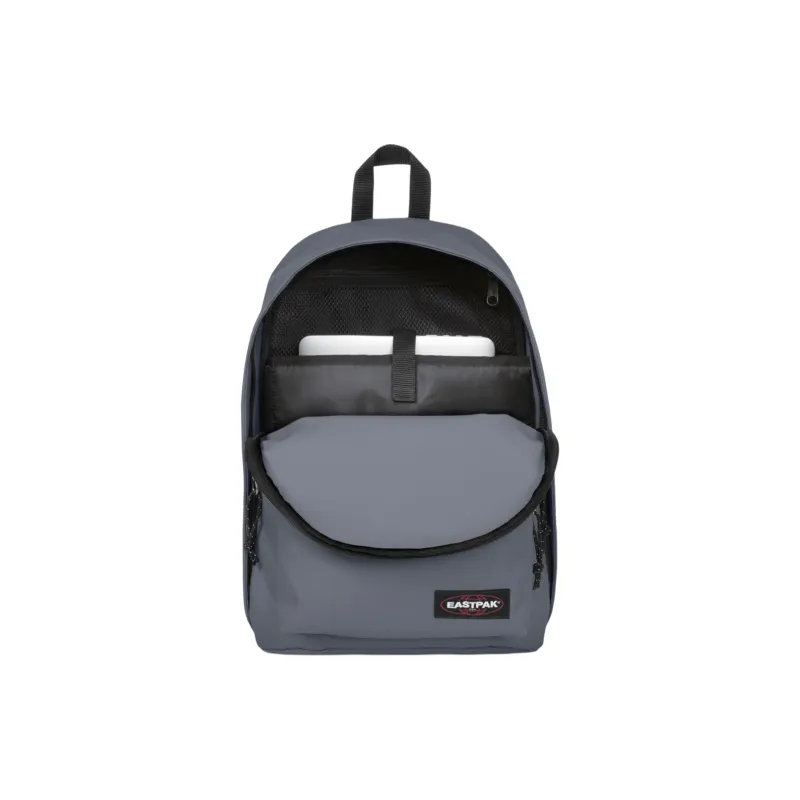 EASTPAK Leather Backpack Regular Unisex Gray-3