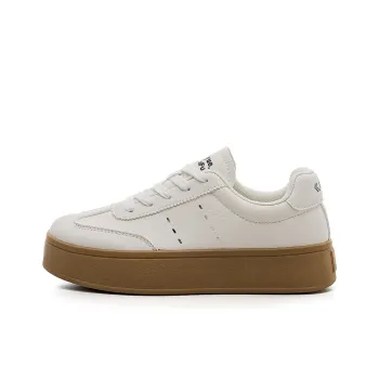 Dafu Leaps Forward Anti Slip Wear Resistant Low Top Skateboard Shoes Women's Beige