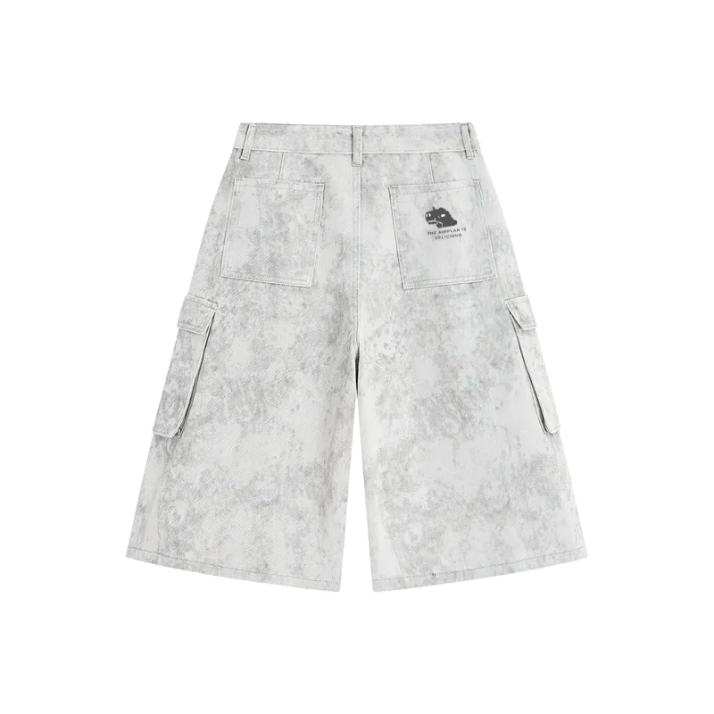 Qnxeey Cargo Shorts Unisex-6