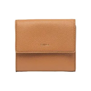 Furla Leather Wallet Trumpets Women's Brown