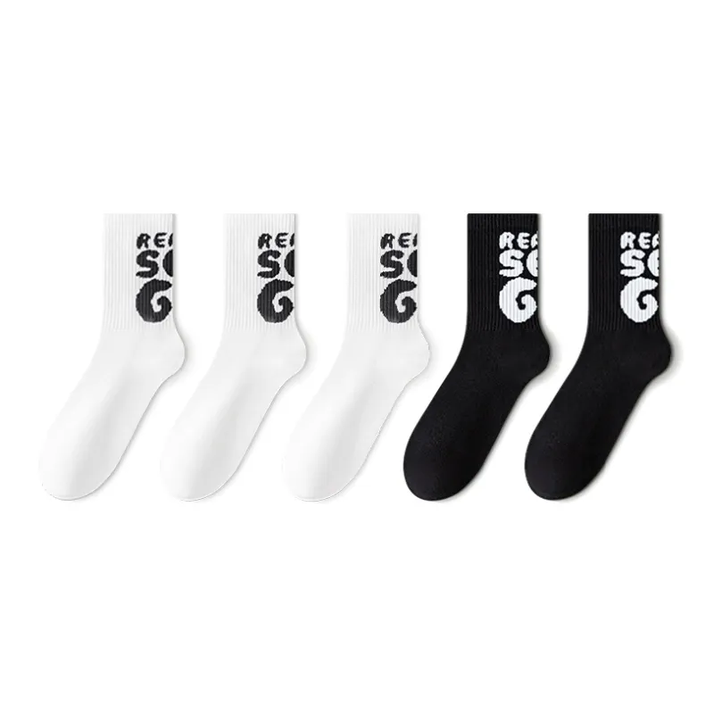 LUOLIAN Basketball Socks Men's 5 Pack-5