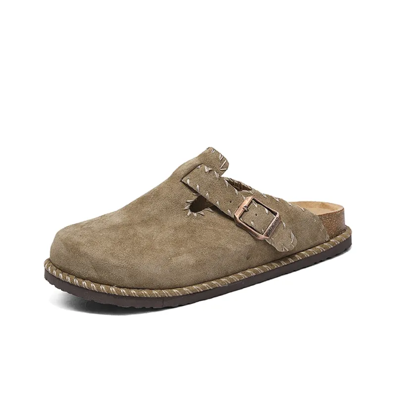 HACKBUTEER Closed Toe Slippers Unisex-21