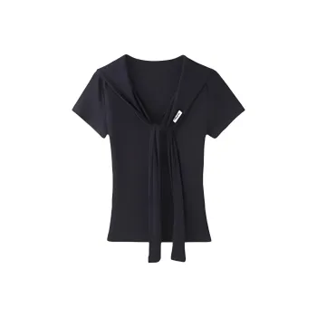 GOSO T Shirts Women's Navy Blue