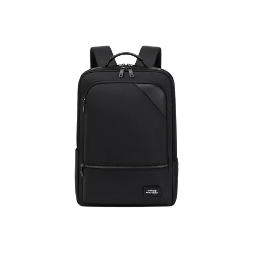 SWISS MILITARY Nylon Backpack Men's Black