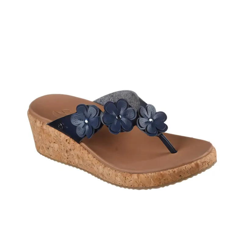 Skechers ARCH FIT BEVERLEE Flip Flops Women's Marine Blue-1