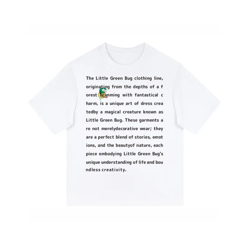 Bug small green T Shirts Unisex-4