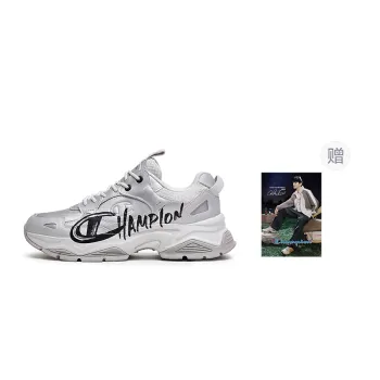 Champion Balance Low Top Chunky Sneakers Men's Silver White/Black