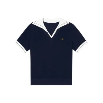 PSALTER T Shirts Women's Navy Blue