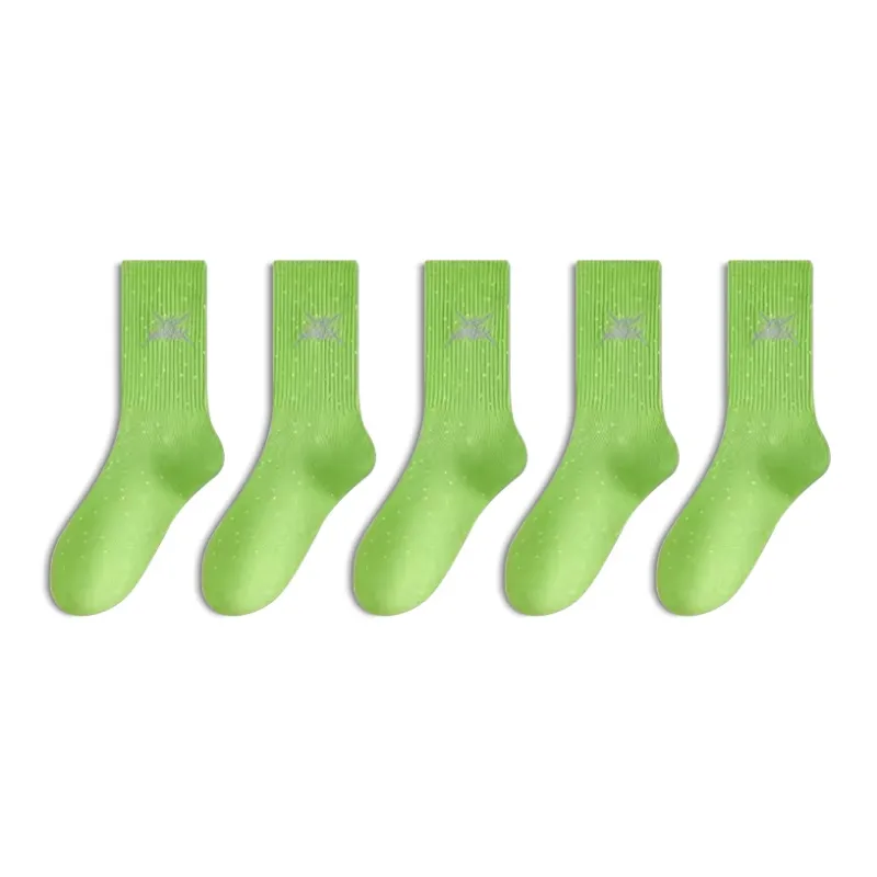 LUOLIAN Mid Calf Socks Men's 5 Pack-7