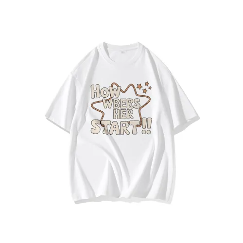 FAIRWHALE Drop Shoulder Sleeve T Shirt Women's