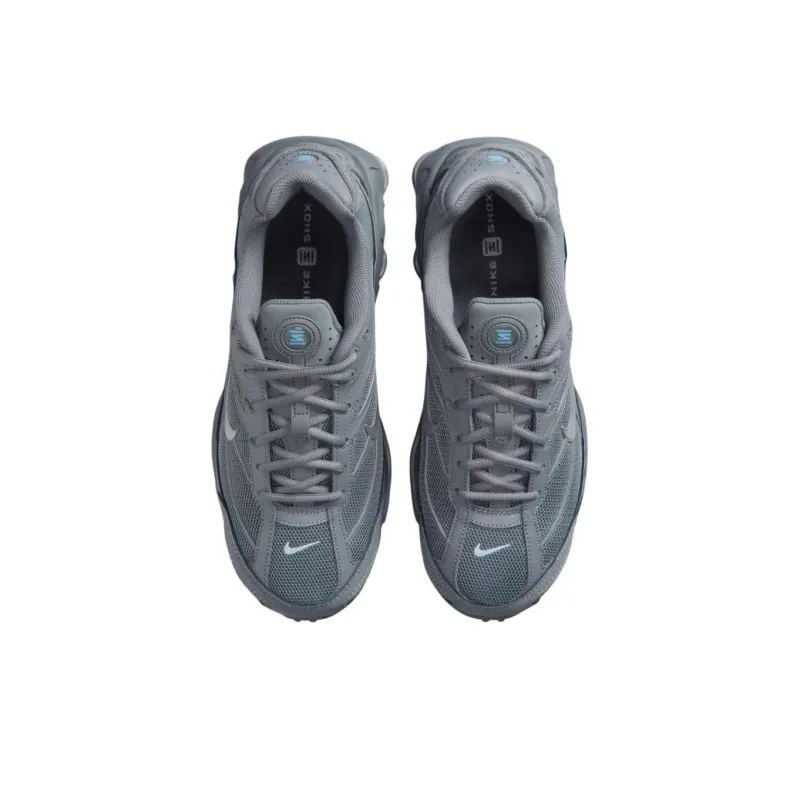 Nike Anti Slip Wear Resistant Low Top Running Shoes Unisex Gray Blue-3