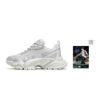 Champion Tooth Shark 2.0 Balance Low Top Chunky Sneakers Women's Silver White/photon Gray