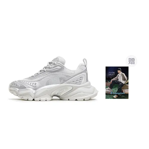 Champion Tooth Shark 2.0 Balance Low Top Chunky Sneakers Women's Silver White/photon Gray