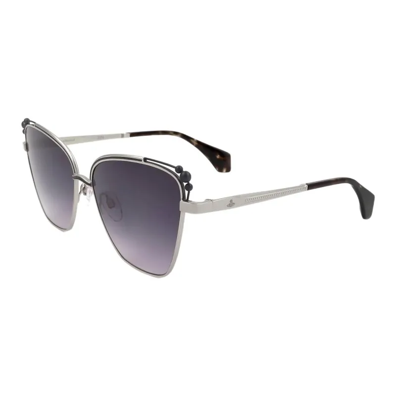Vivienne Westwood Stainless Steel Cat Eye Sunglasses Women's Silver-0