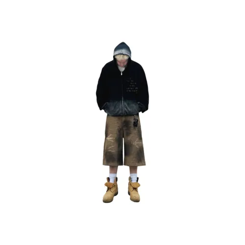 Weles Denim Shorts Unisex Logo