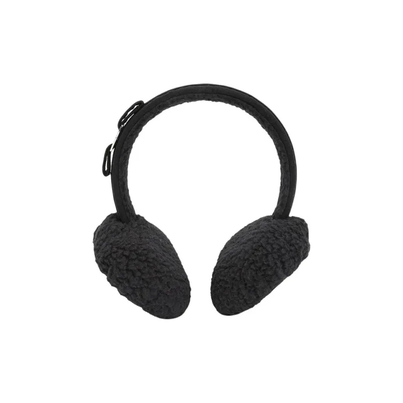 MARK & LONA Artificial Leather, Polyester Earmuffs Women's Black-1