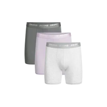 SKIMS SS25 SKIMS STRETCH MENS 5' BOXER BRIEF 3 PACK Underpants Men's 3 Pack