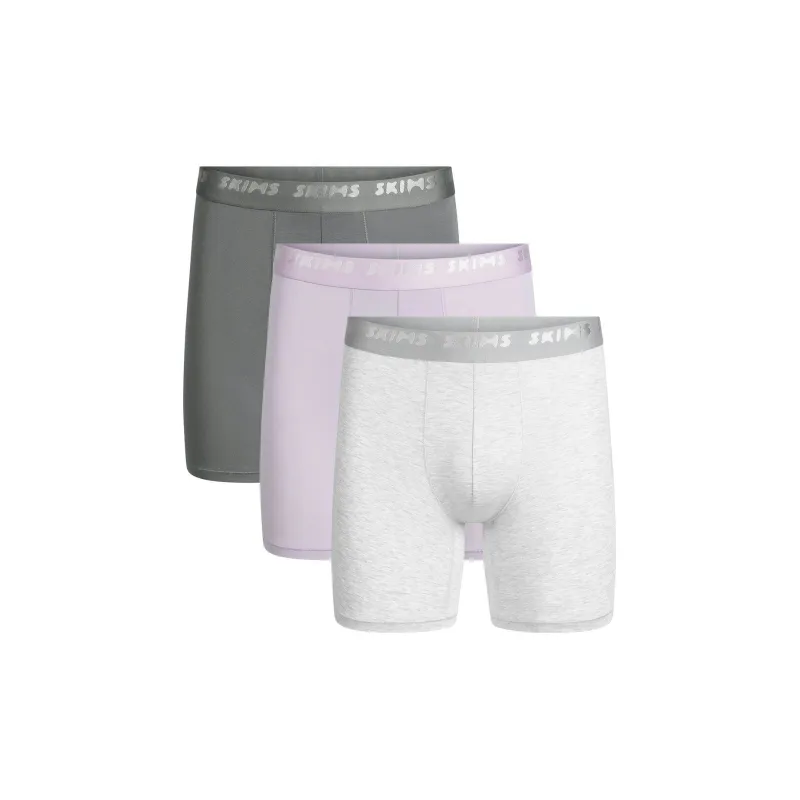 SKIMS SS25 SKIMS STRETCH MENS 5' BOXER BRIEF 3 PACK Underpants Men's 3 Pack-0