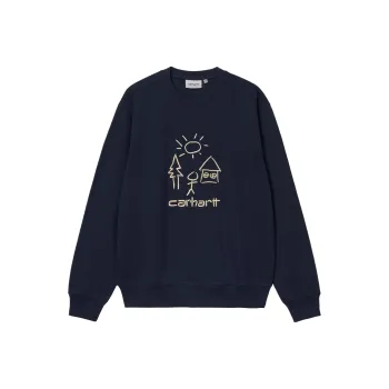 Carhartt WIP Sweatshirts Men Air Force Blue