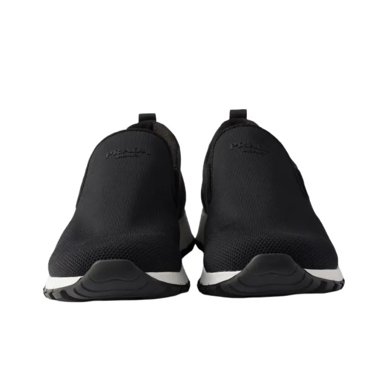 PRADA Casual Shoes 3cm Men's Black-4