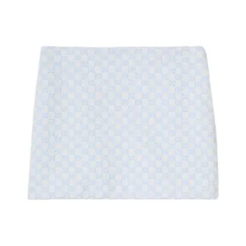GUCCI Casual Short Skirts Women's Light Blue