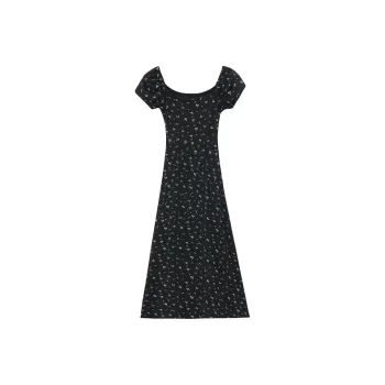 Mu Xiao Xin Short Sleeved Dress Women's