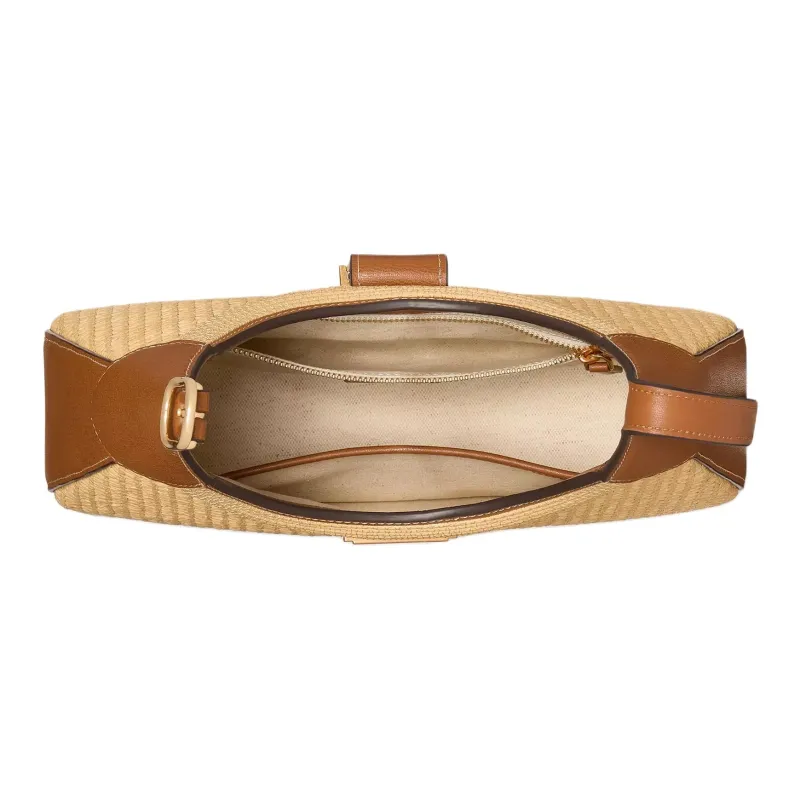 Kate Spade Straw Handbag, Shoulder Bag Trumpets Women's Sandy Beige-3