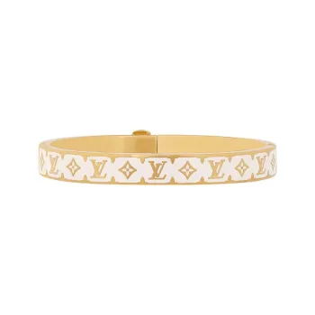 LOUIS VUITTON M1675S Nanogram Enamel Bracelet