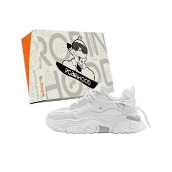 ROBINHOOD Cushioning, Slip Resistant, Abrasion Resistant, Coverage, Impact Resistant Low Top Chunky Sneakers Men's