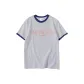 White Gray Navy Blue Edge