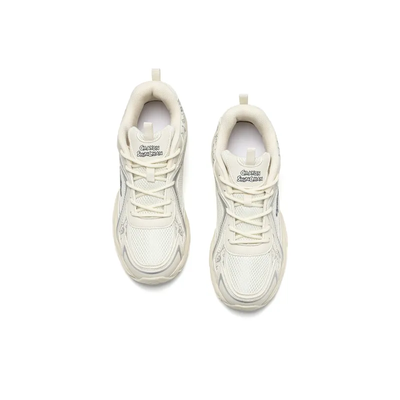 Crayon Shinchan Chunky Sneakers Unisex Low Top White Blue-21