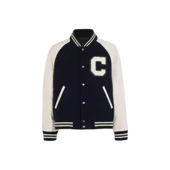 COACH Baseball Jacket Men's Black