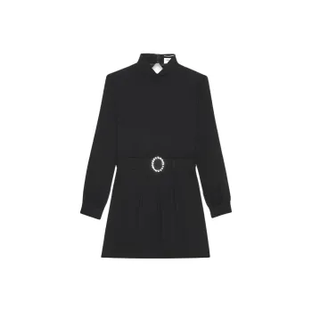 SAINT LAURENT Silk Mini Dress