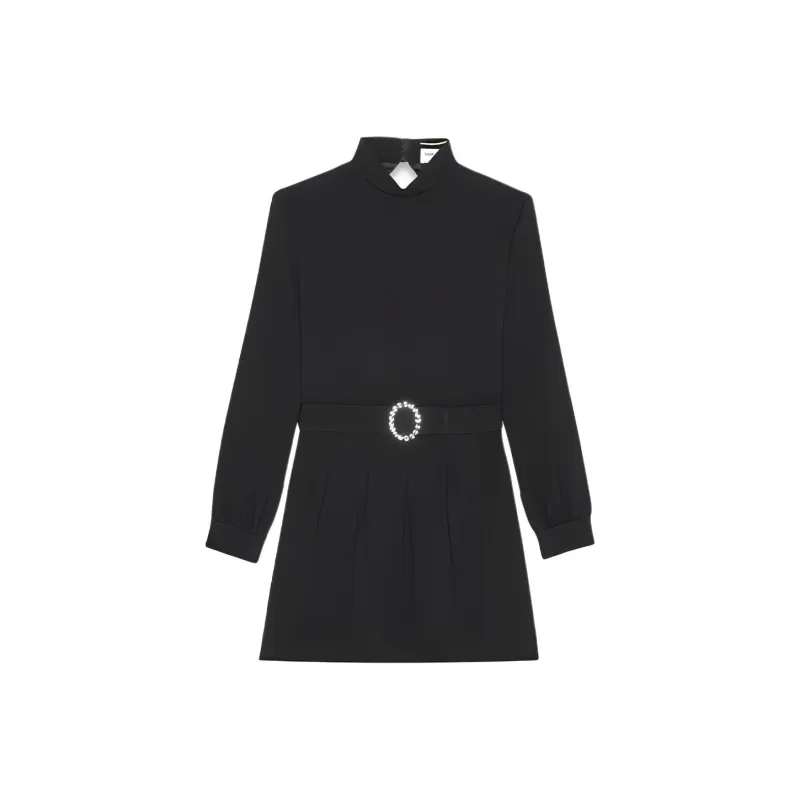 SAINT LAURENT Silk Mini Dress-0