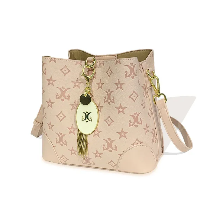 MACK JODAER Synthetic Leather Shoulder Bag, Crossbody Bag, Handbag Regular Women's Peach Blossom-2