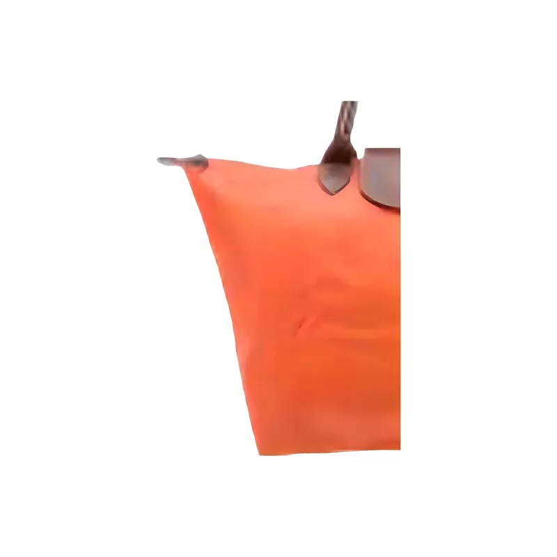 LONGCHAMP Le Pliage PU Canvas With Leather Trim Dumpling Bag Handbag Medium Size Women's Orange-1