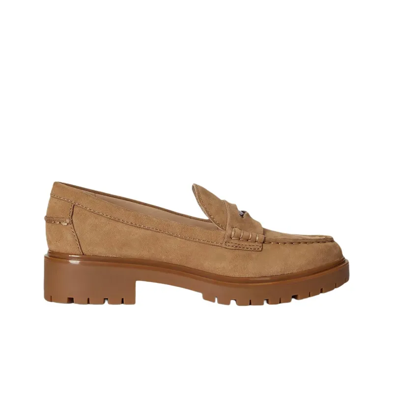 LAUREN RALPH LAUREN Marli Loafers 4cm Women's Brown-1