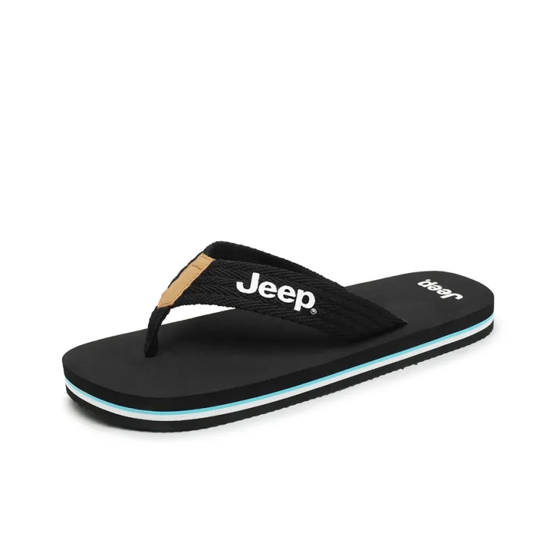 Jeep Odor Resistant Abrasion Resistant Slip Resistant Quick Dry Flip Flops Unisex-7