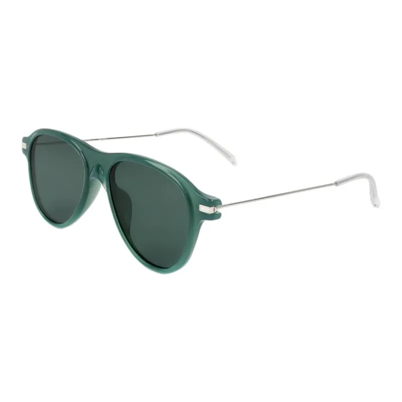 DRIES VAN NOTEN Acetate Metal Irregular Shape Sunglasses Unisex Green-0