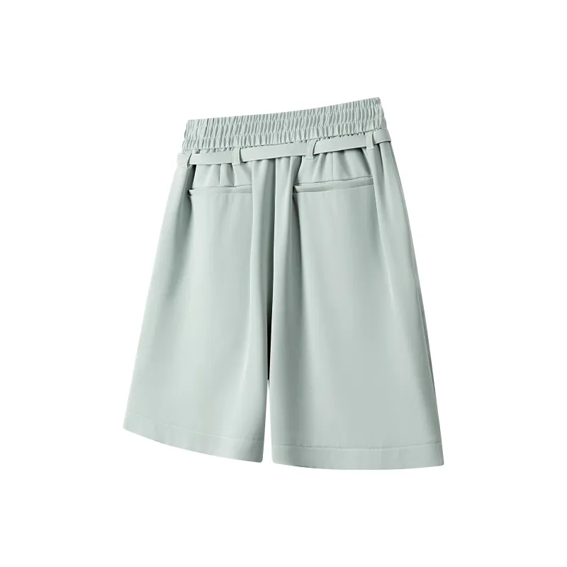 BENATRY Casual Shorts Unisex Black-3