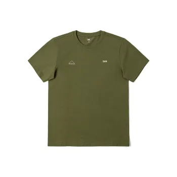 Lee T Shirts Men Olive Green