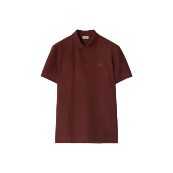 Burberry SS25 Polo Shirt Men's Burgundy