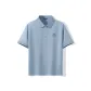 [Mulberry Silk 7A Antibacterial]Haze Blue (Fp Gray Quality Chest Logo)
