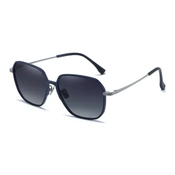 PRETTYALLUSION TR/Memory Plastic Grilamid TR90 Irregular Shape Sunglasses Men's