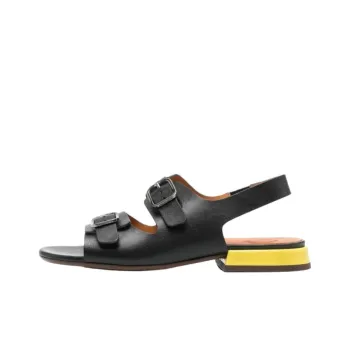 CHIE MIHARA Tylapitbul Negro One Strap Sandals Women's Black