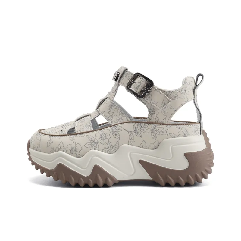 TOM TAILOR Crimson Mango Platform Sandal Height Increasing Breathable Low Top Casual Shoes Women's-6