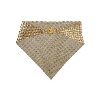 VERSACE Metal Scarves Unisex Gold